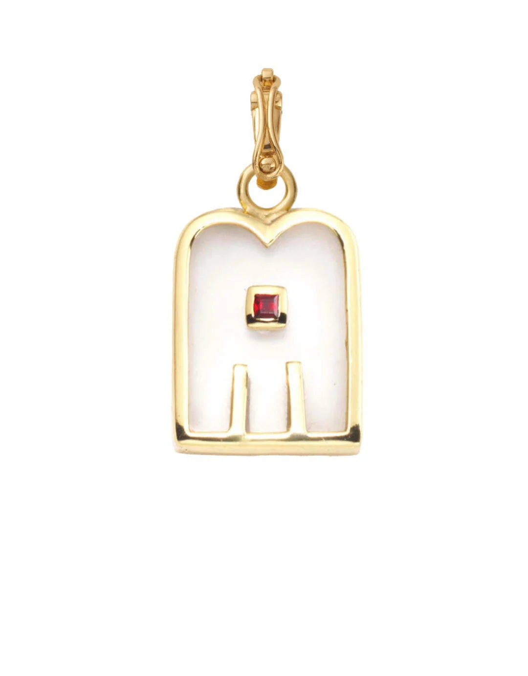 Thali Charm Crystal Garnet