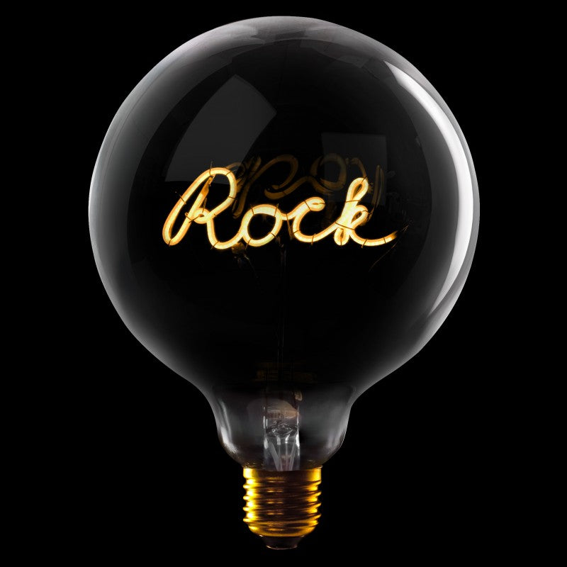 Smoke Rock Light Bulb by Message In The Bulb – Comptoir 102