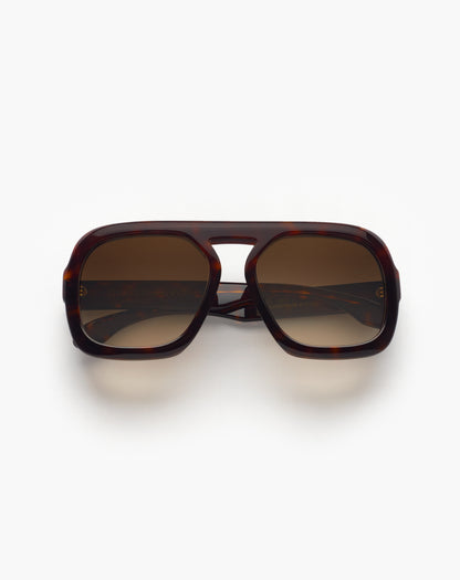 1997 Oversized Aviator Sunglasses Dark Scale