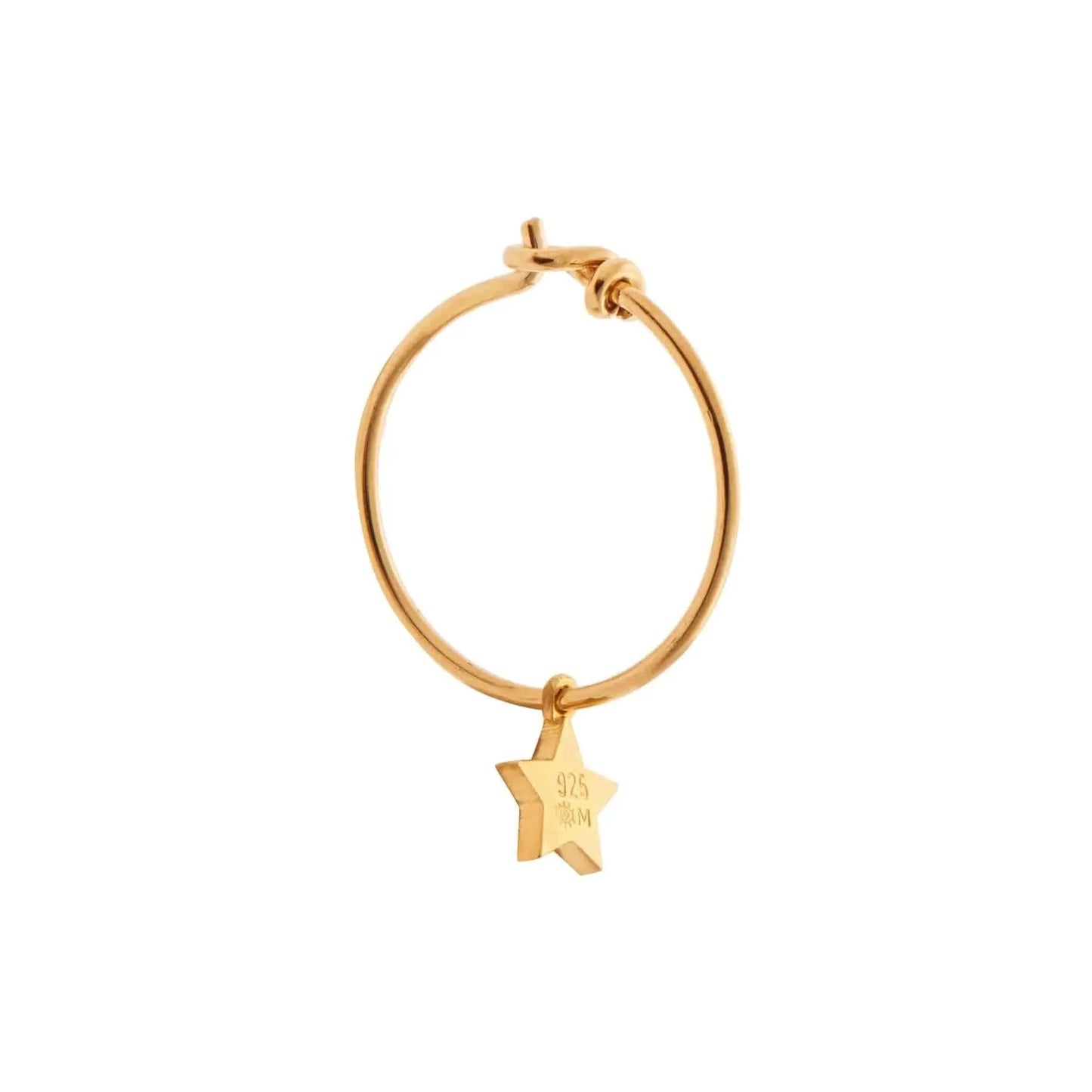 Little Star Hoops Red