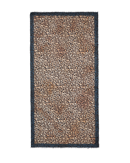Maila Leopard Print Scarf