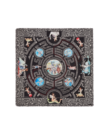 Labirinto Printed Wool Scarf