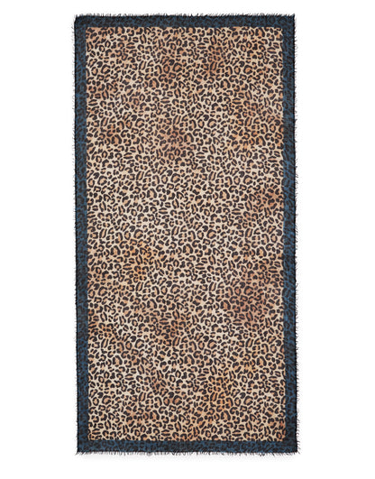 Maila Leopard Print Scarf