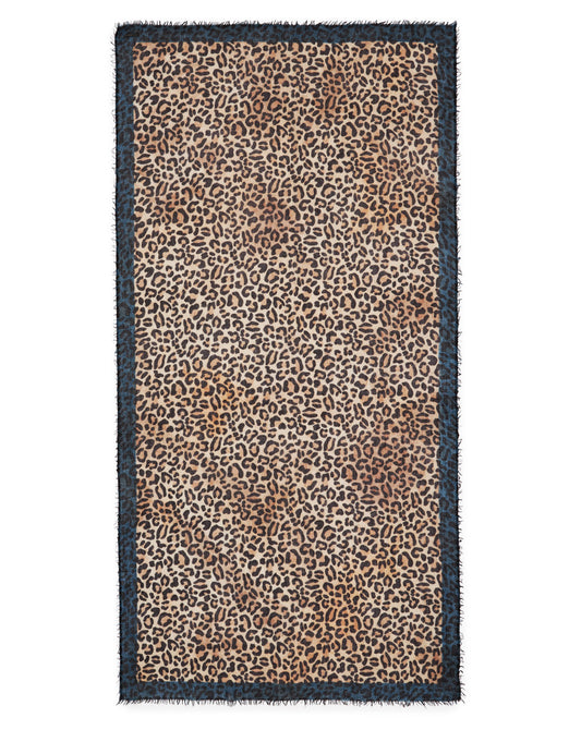 Maila Leopard Print Scarf