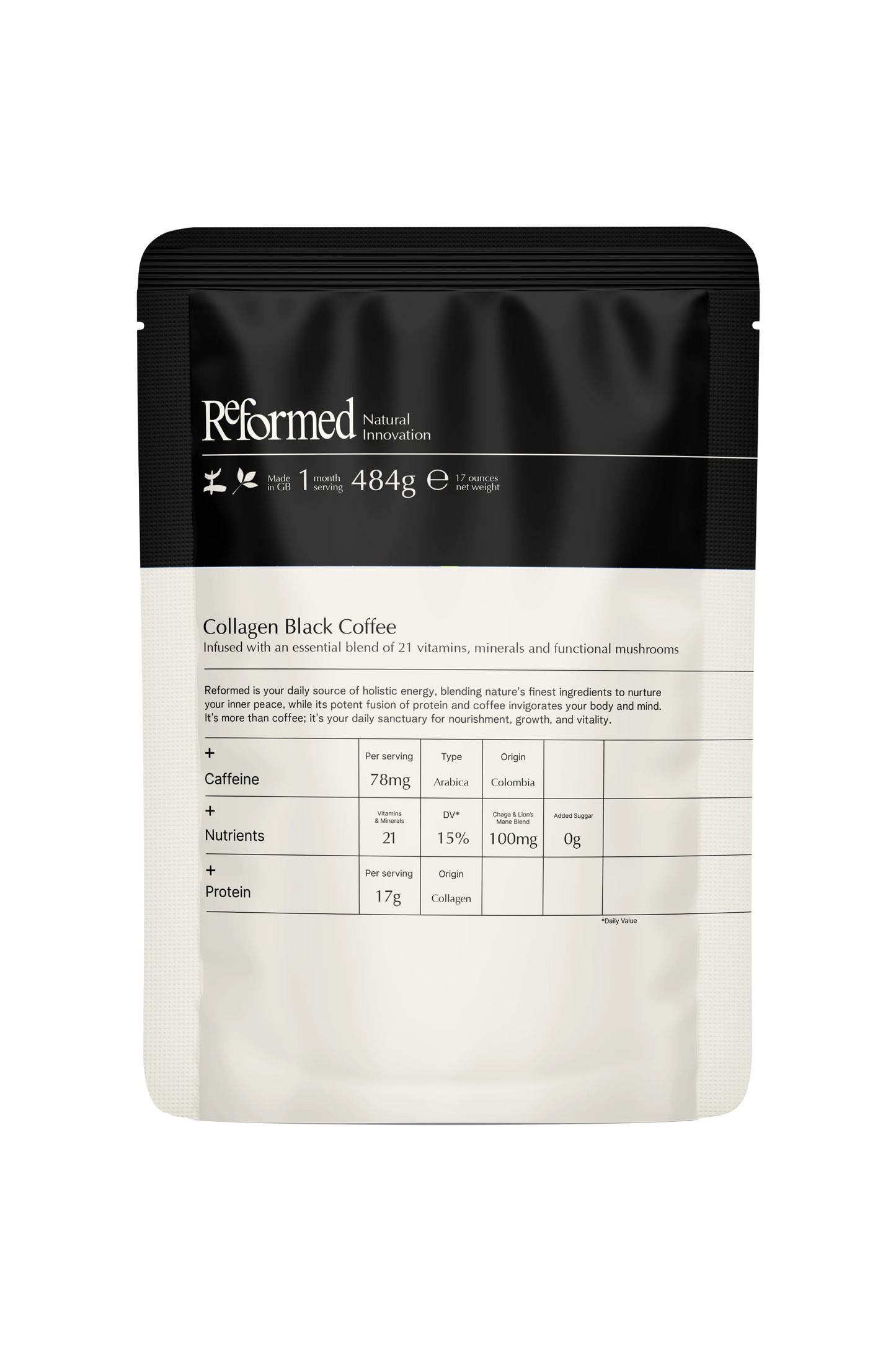 Black Coffee with Collagen