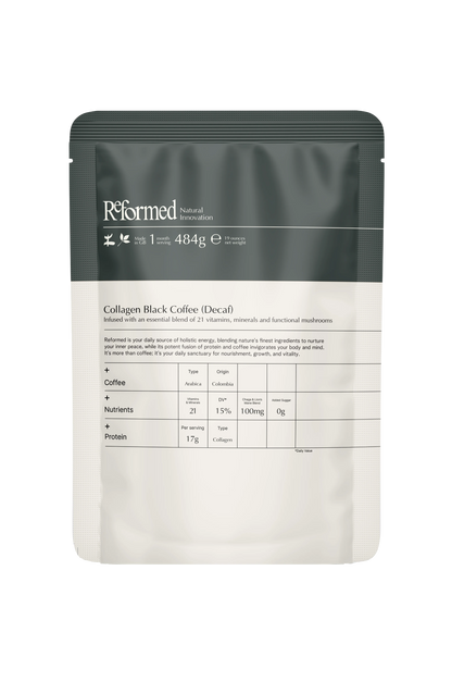 Decaf Black Coffee with Collagen