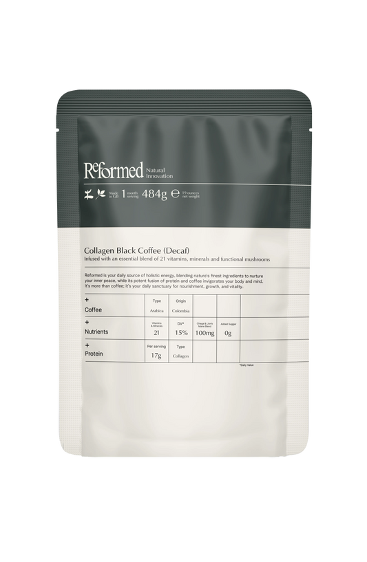 Decaf Black Coffee with Collagen