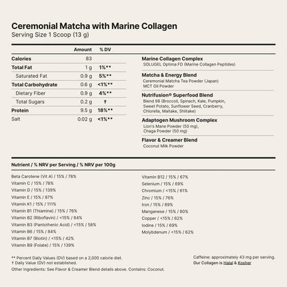 Matcha with Marine Collagen