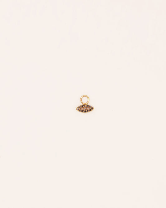 Gray Sapphire Eye Charm