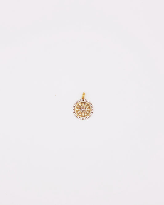 Sun Pendant with Diamonds