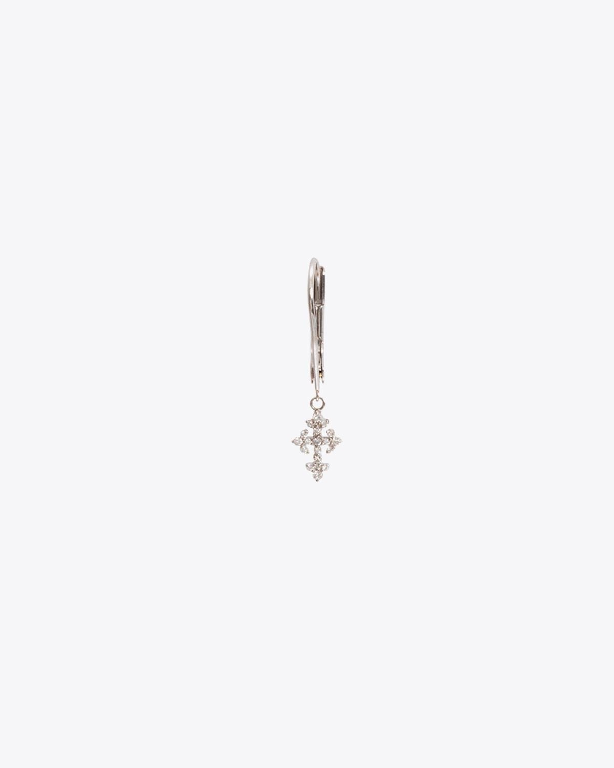 Mini Cross Single Earring