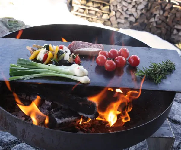 Fire Bowl with Bench Set