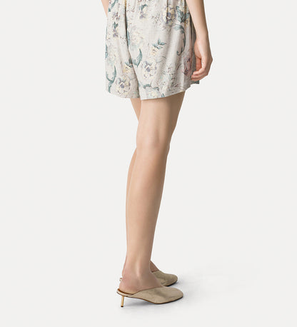 Hopsack Bermuda Shorts Peonia My Love Glicine