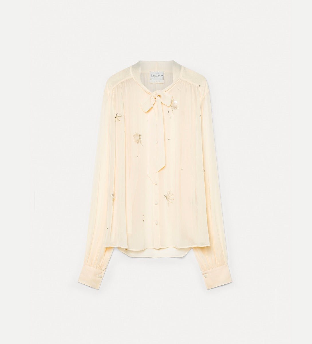 Carousel des Sylphes Embroidered Shirt Cream
