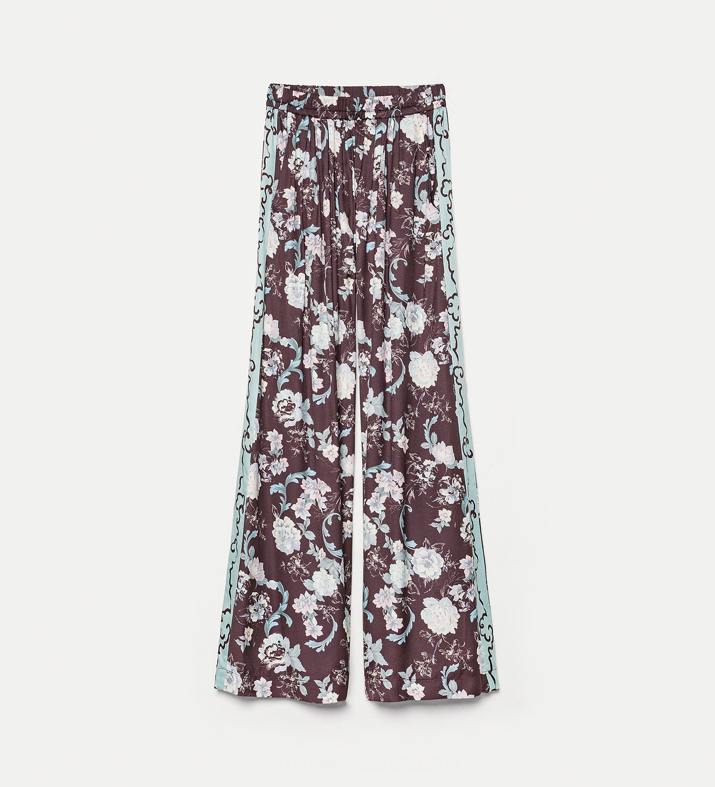 Jacquard Trousers Peonia My Love Chocolate