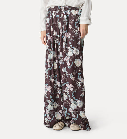 Jacquard Trousers Peonia My Love Chocolate