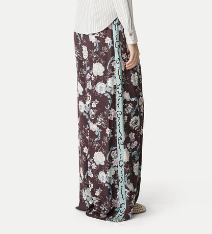 Jacquard Trousers Peonia My Love Chocolate