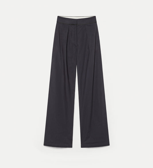 Pleated Trousers Notte