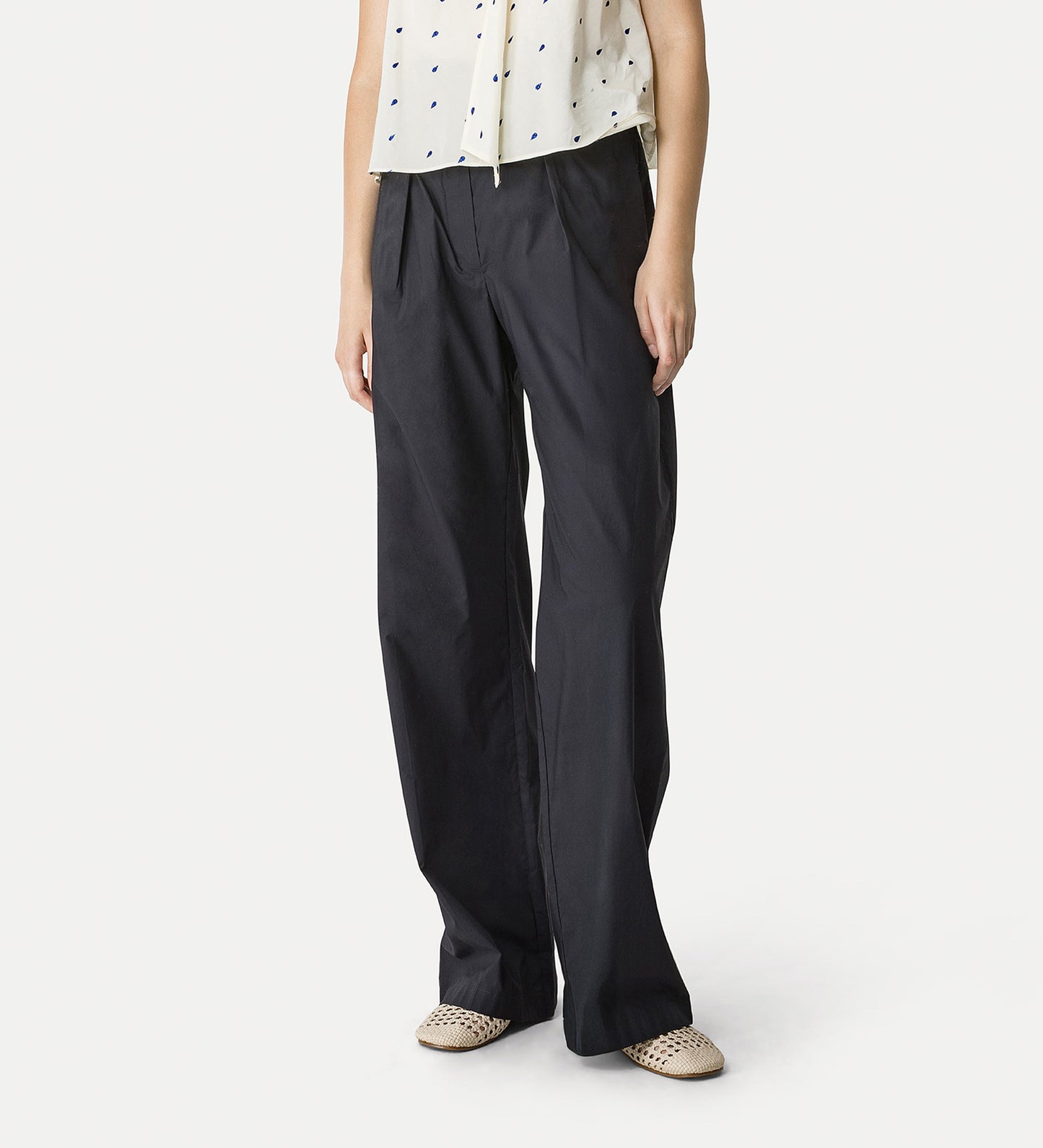 Pleated Trousers Notte