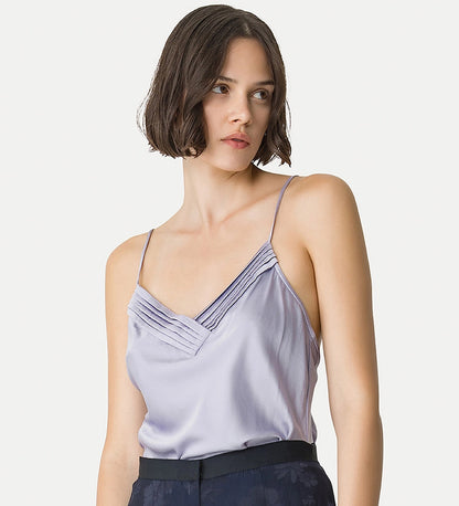 Silk Satin Bodysuit Lilac