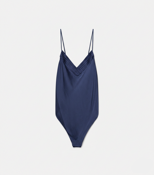 Silk Satin Bodysuit Notte