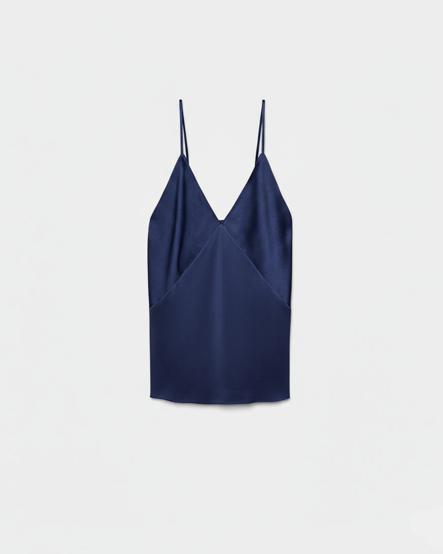 Silk Satin Tank Top Notte