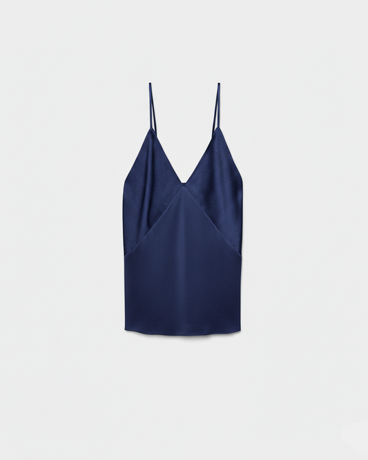 Silk Satin Tank Top Notte