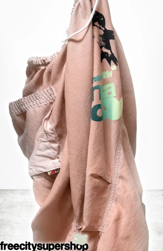 Loose Drawcord Pants Mud Powder