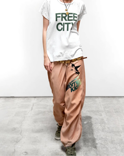 Loose Drawcord Pants Mud Powder