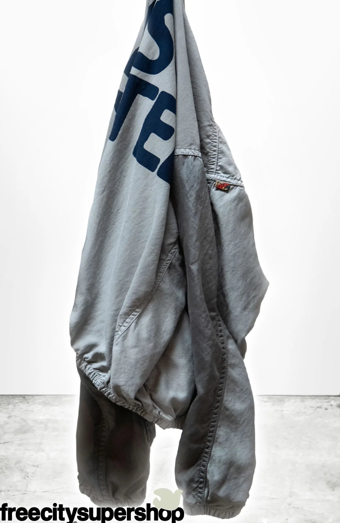 Matte Satin Bomber/Shell Jacket Silver Rock Powder