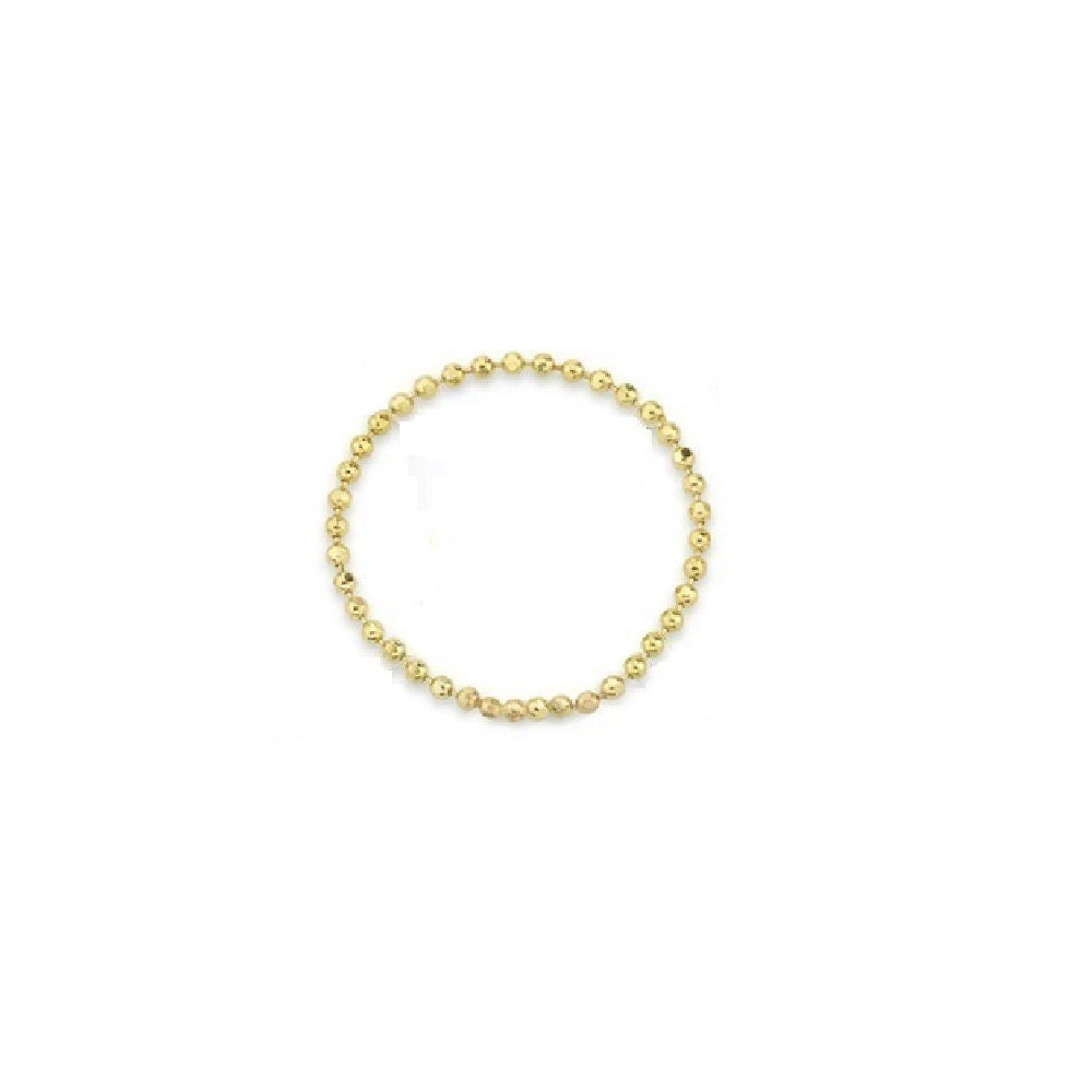 Gold Soft Ball Chain Ring