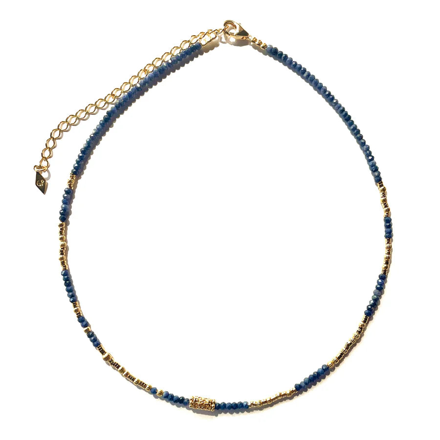 Blue Sapphire Thais Necklace