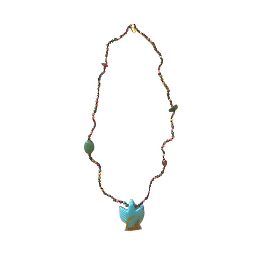 Epure Bird Necklace Turquoise
