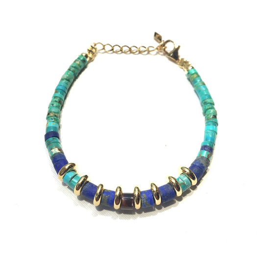 Tiger 2 Bracelet Turquoise/Lapis