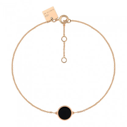 Mini Ever Disc Bracelet Onyx