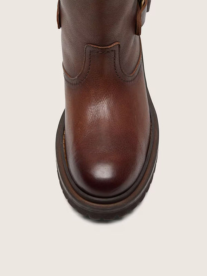 Kurt Brown Leather Boots