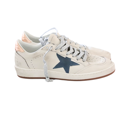 Ballstar Sneakers - White/Smoke/Blue/ Peach