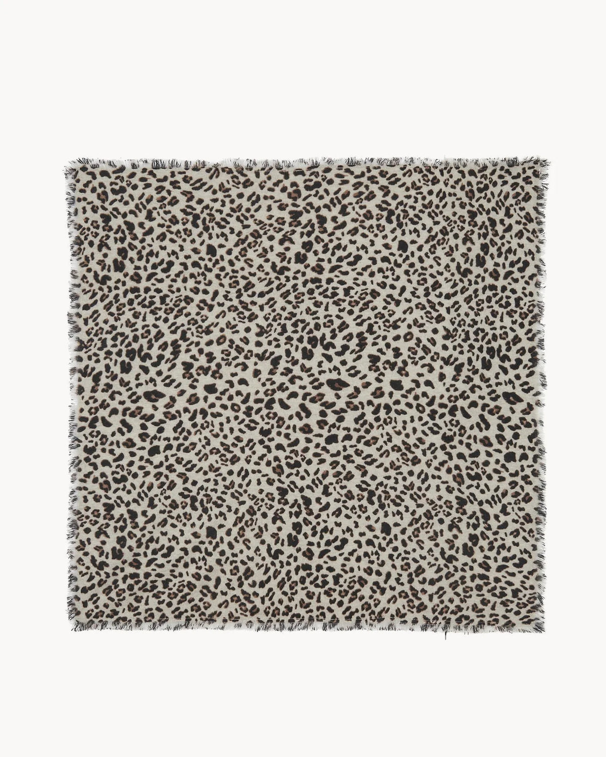 Hachiko Leopard Bandana Oat White