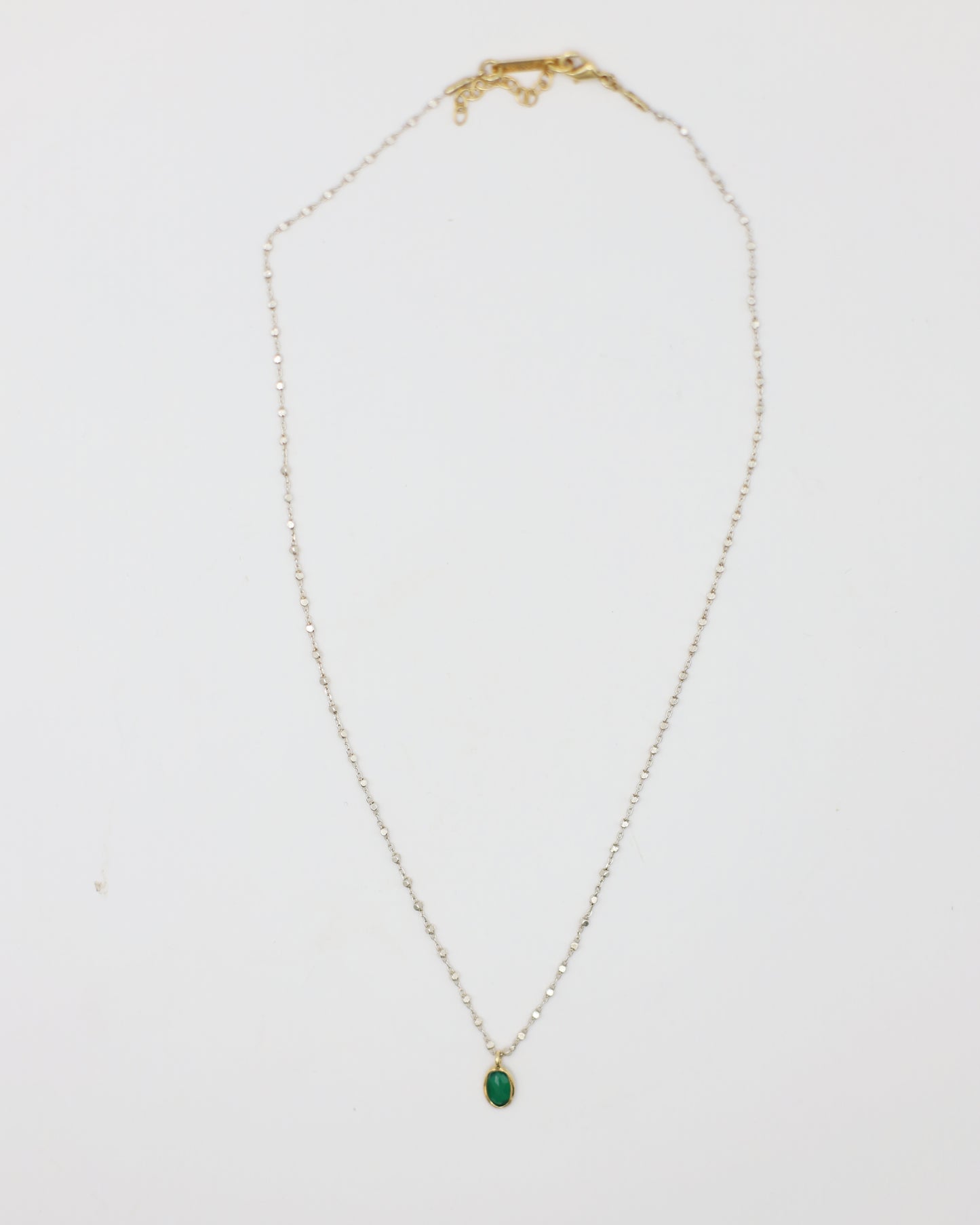 Kery Necklace Green Agate