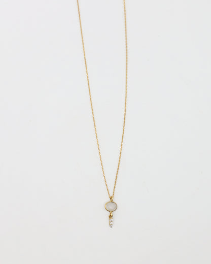 Moonstone Berry Necklace