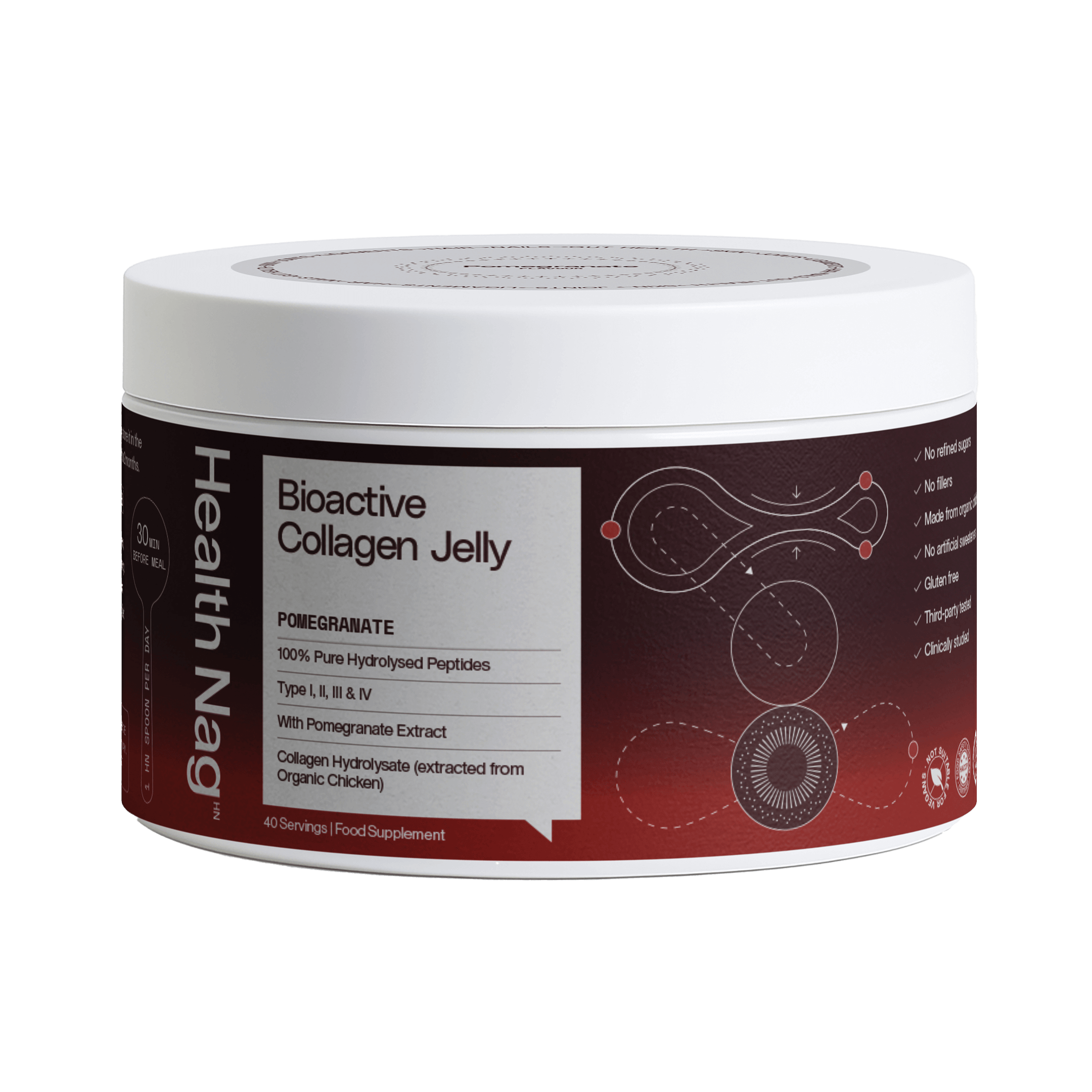 Bioactive Collagen Jelly Pomegranate