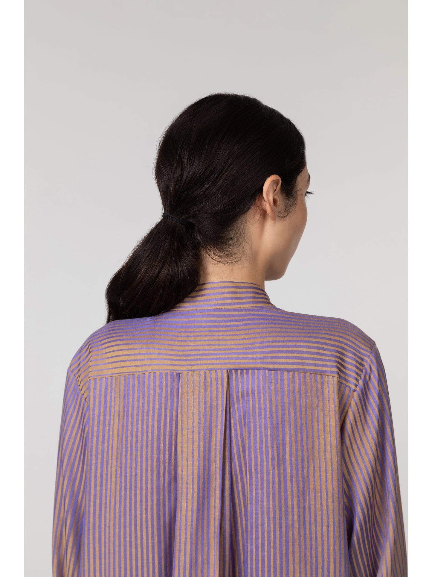 Birmingham Cotton Silk Jacquard Dress Purple