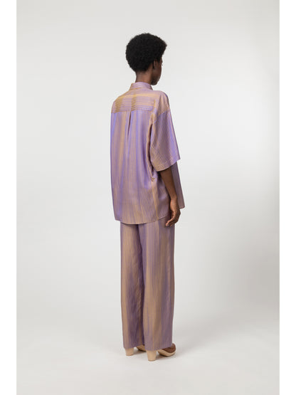 Stafford Short Sleeve Shirt Purple