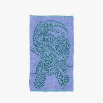 Beach Towel - Toucan - Lavender