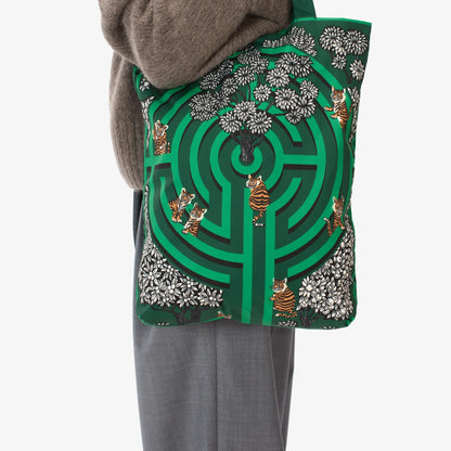 Shopper Bag - Labyrinthe - Green