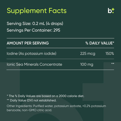 Bodybio Iodine Liquid Mineral
