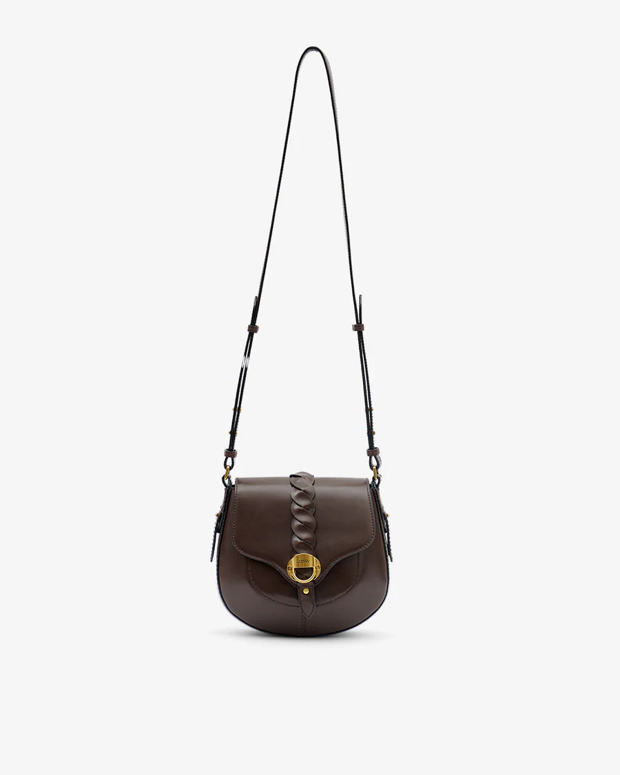 Altay Small Leather Shoulder Bag Chocolate