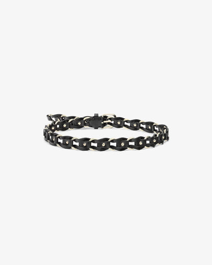 Bali Belt Black/Silver