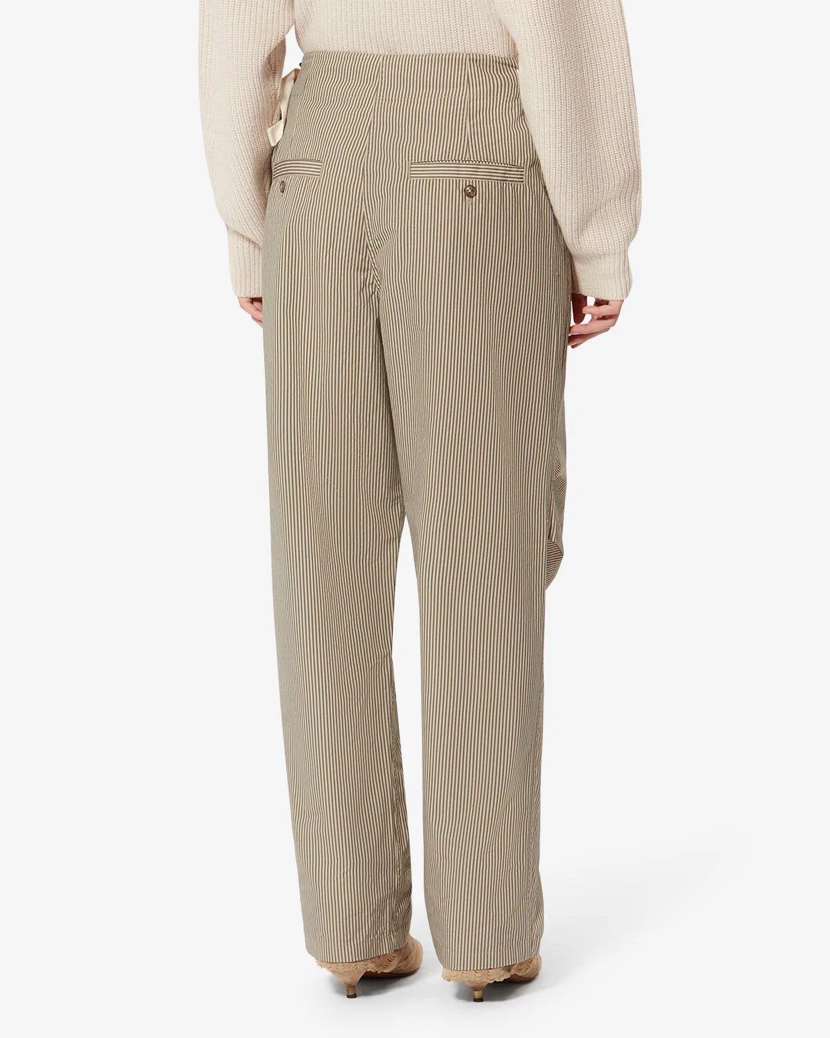 Ceryne Pants Beige Khaki