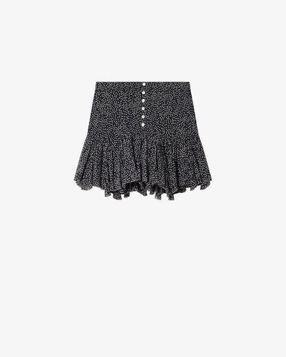 Daneen Skater Skirt Black/Ecru